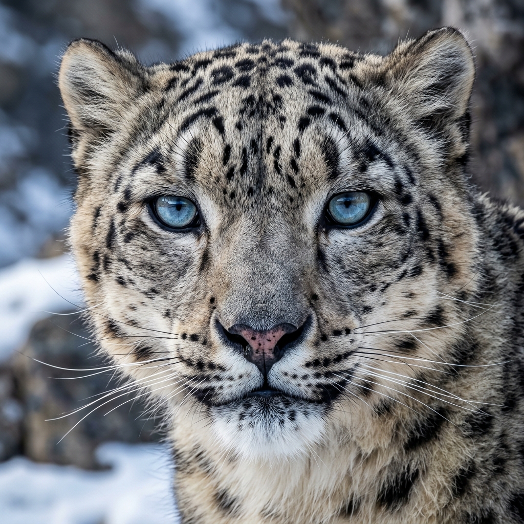 AI Upscaled Leopard